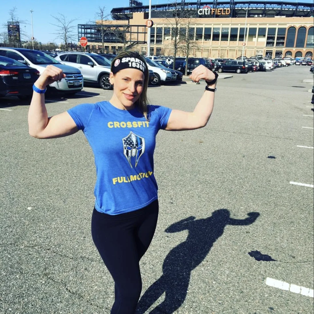 Allison Caggia after an athletic event